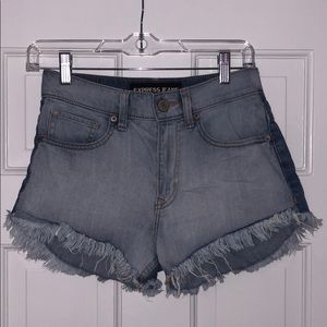 Express jean shorts